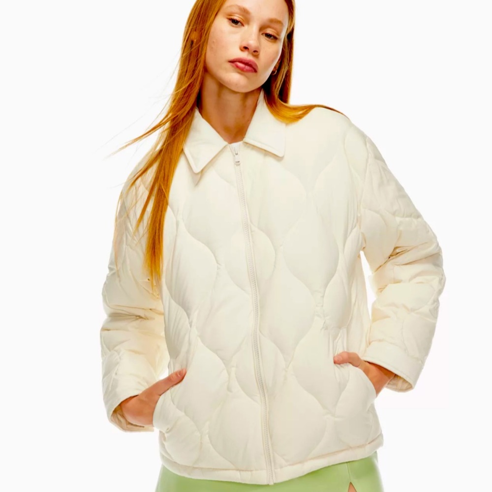 NWT Sunday Best - Elliot Jacket - Quilted goose-down puffer - Medium - Birch